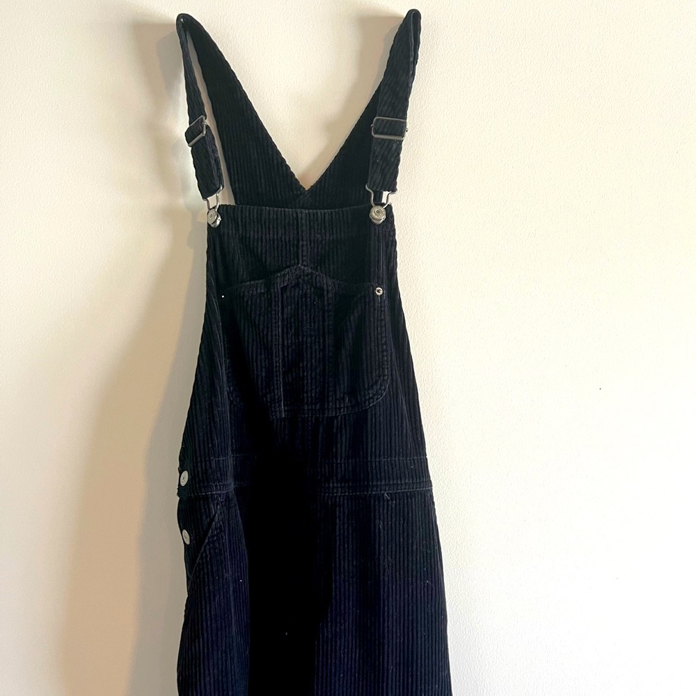 Old Navy Corduroy Black Full Length Women’s Overalls